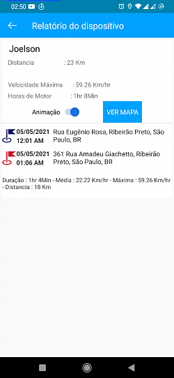 Rotas feitas